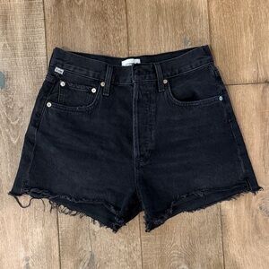 Citizens Of Humanity Black Jean Shorts